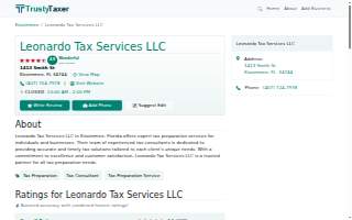 Leonardo Tax Services LLC
