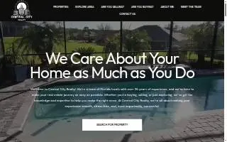 Central City Realty FL website