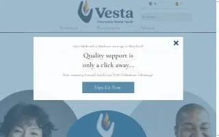 Vesta website