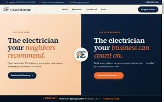 O'Cull Electric, LLC website