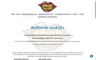 Squid Lips of Melbourne website