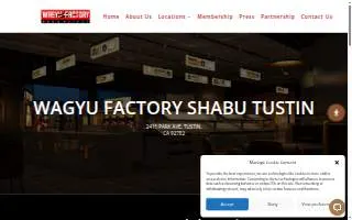 Wagyu Factory Tustin | Limitless Shabu website