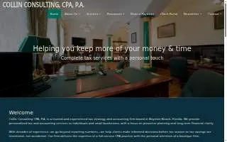 Collin Consulting CPA, P.A. website