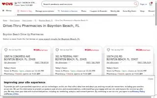 CVS Pharmacy of Boynton Beach website