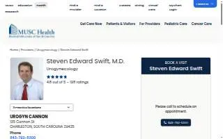 Steven Edward Swift, MD of Mt Pleasant website