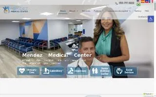Mendez Medical Center website