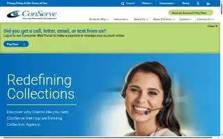 Conserve Financial Services website