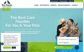 Best Friends Animal Hospital of Lauderhill website