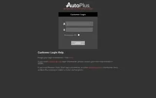 Autoplus website