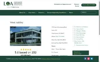 Lowcountry Oncology Associates of Charleston website