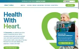 Claremedica of Tamarac - Primary Care website