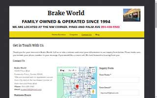 Brake World Pembroke Pines-pines & palm ave