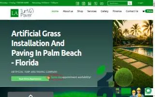 LA Turf & Paver website