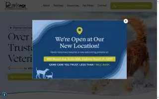 Rawls Veterinary Hospital website