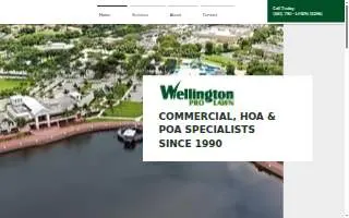 Wellington Pro Lawn website