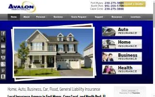 Avalon Insurance Group, Inc. website