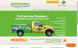 Swift Plumbers website