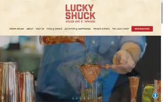 Lucky Shuck website