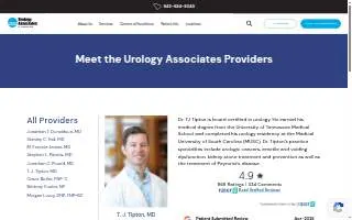 T.J. Tipton, M.D. of Mt Pleasant website
