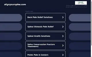 Align Your Spine website