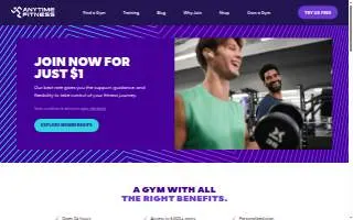 Anytime Fitness Port Orange website