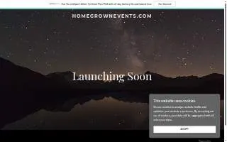 Homegrown Catering and Events website