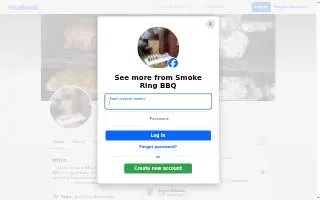 Smoke Rings Bbq website