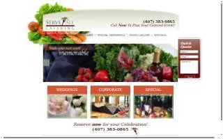 Serve All Catering of Sanford website