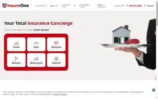 InsureOne Insurance of Margate website