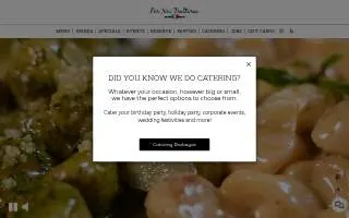 Trattoria Bella Napoli website