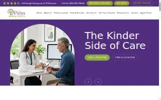 Palm Medical Centers - Tamarac website