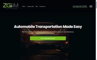 Zoom Auto Transport website