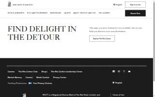 The Ritz-Carlton, Sarasota website