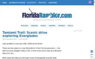 Tamiami Trail Catering of Sarasota website