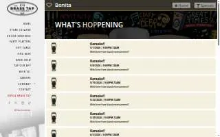 The Brass Tap of Bonita Springs website