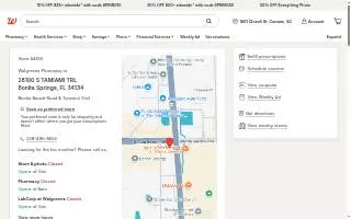 Walgreens of Bonita Springs website