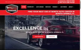 Bonita Auto Center website