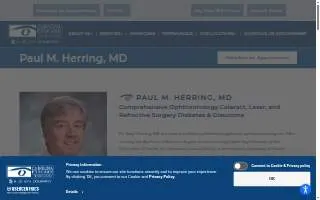 Paul Herring, M.D. at Carolina Eyecare Physicians website