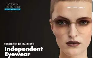 Jackson Davenport Vision Center website