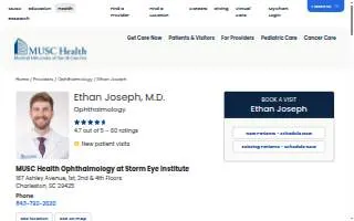 Ethan Joseph, MD website