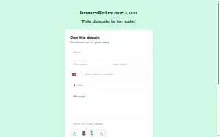 Immediate Care of Goldsboro website