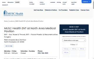 MUSC Health ENT at North Area Medical Pavilion