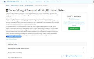 Conen's Freight Transport