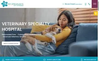 Pet Specialists of Hawaii website