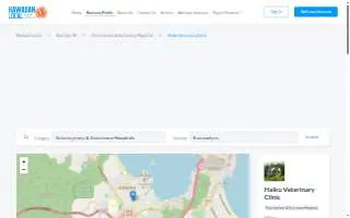 Haiku Veterinary Clinic website