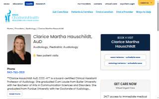 Clarice Martha Hauschildt, AuD