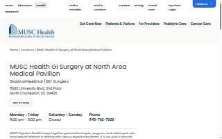 MUSC Health GI Surgery at North Area Medical Pavilion
