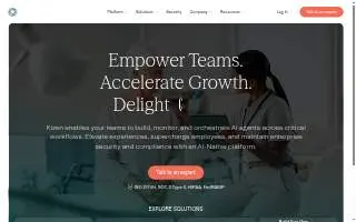 Kizen Plumbing website