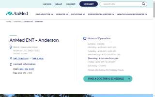 AnMed ENT - Anderson
