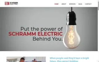 Schramm Electric, LLC website